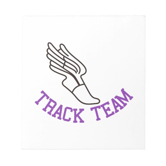 Bloco De Notas Equipe de Atletismo (Frente)