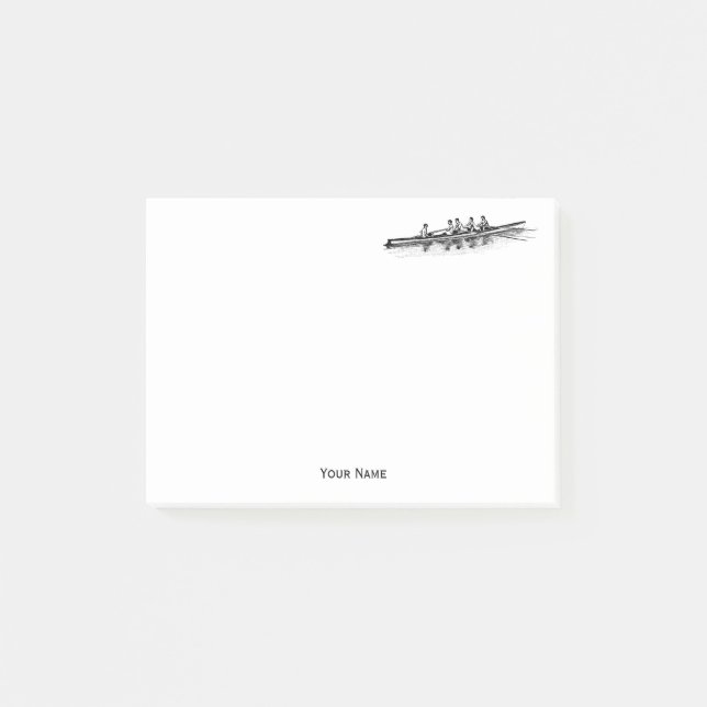 Bloco De Notas Equipe de Tripulação Removendo Esportes Hídricos (Frente)