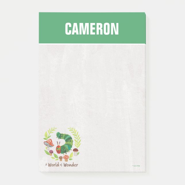 Bloco De Notas Eric Carle | Um Mundo de Maravilhas (Frente)