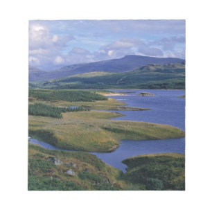 Bloco De Notas Escócia, Highland, Wester Ross, Loch Garry. Um