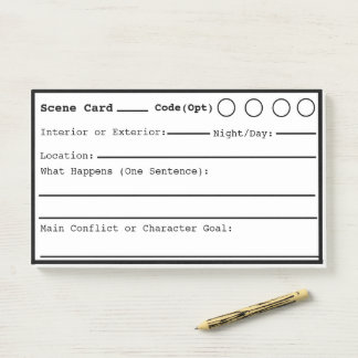 Bloco De Notas Escrita na Imagem da Cena Negra,