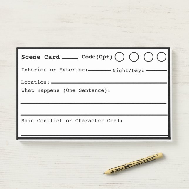 Bloco De Notas Escrita na Imagem da Cena Negra, (Na mesa)