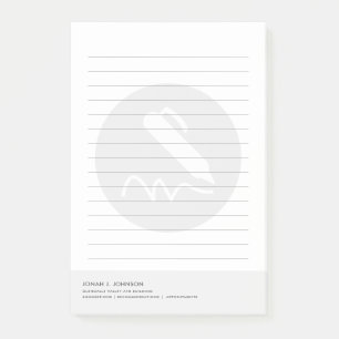 Bloco De Notas Escritor ou Notário Estilo Minimalista