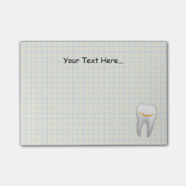 Bloco De Notas Escritório dental de sorriso do dente do dentista