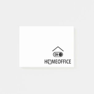 Bloco De Notas Escritório em casa ligado - Homeoffice on