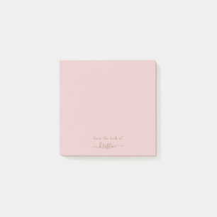 Bloco De Notas Esfregue na mesa do nome personalizado