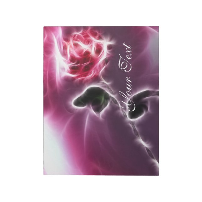 Bloco De Notas Esoteric Fantasy Rosa Notepad (Invertido)