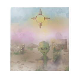 Bloco De Notas espaçonave de alienígena do acidente Roswell Novo 