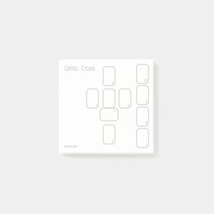 Bloco De Notas Espalhamento Celta Cross Tarot (pequeno, simples)