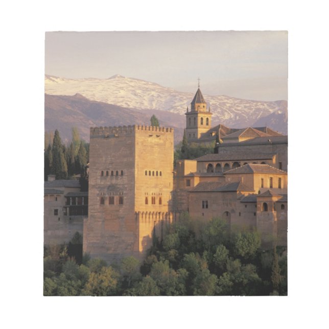 Bloco De Notas Espanha, Granada, Andaluzia, Alhambra, (Frente)