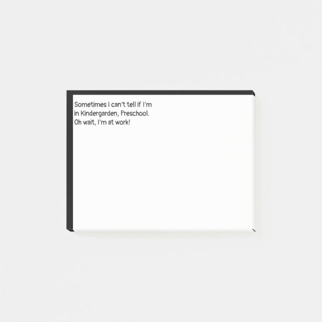 Bloco De Notas Espera, estou no trabalho (Frente)