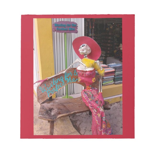 Bloco De Notas Esperando o Homem Perfeito (Frente)