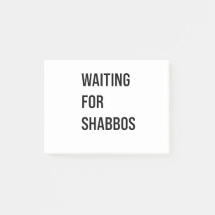 Bloco De Notas Esperando pelo Shabbos Hanukkah Engraçado Judeu