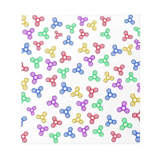 Bloco De Notas Espinadores do Fidget (Frente)