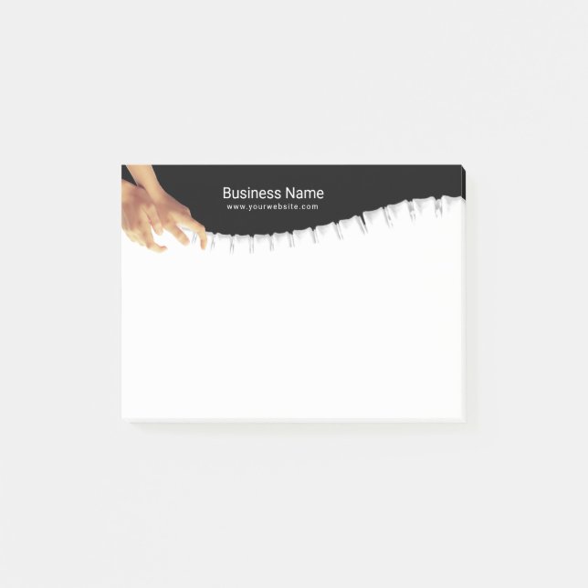 Bloco De Notas Espinha da quiroterapia do Chiropractor & mãos (Frente)