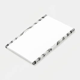 Bloco De Notas Espiral Preto E Branco