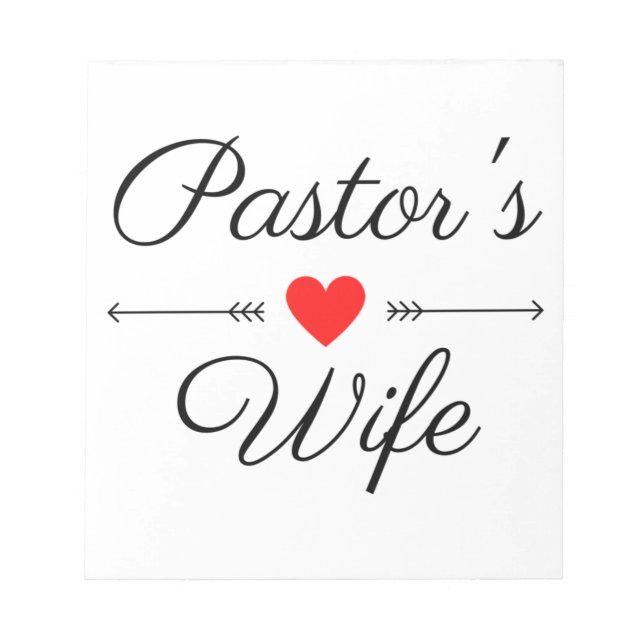 Bloco De Notas Esposa do Pastor Bl (Frente)