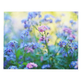 Bloco De Notas Esqueçam-me-não-flores