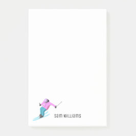 Bloco De Notas Esqui