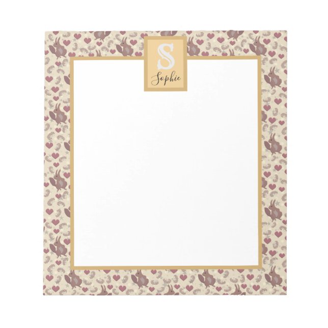 Bloco De Notas Esquilo (Frente)