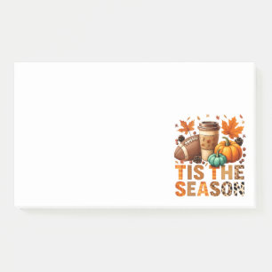 Bloco De Notas Esta é a época em que Herbstzeit mit Football und