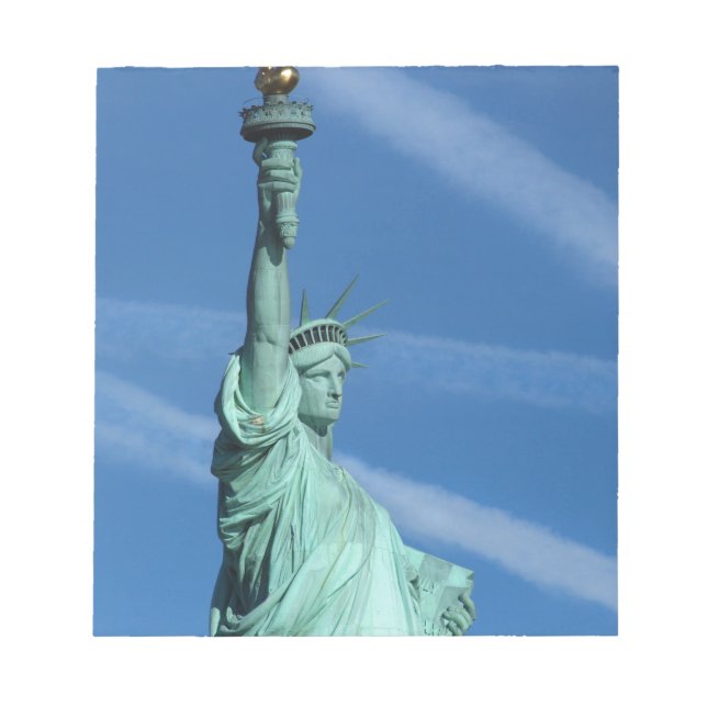 Bloco De Notas Estátua da Liberdade. (Frente)