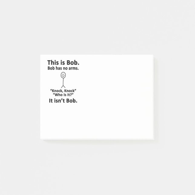 Bloco De Notas Este é Bob (Frente)