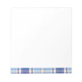 Bloco De Notas Estilo Chake Azul Rústico Simples