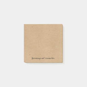 Bloco De Notas Estilo de papel Rustic Kraft personalizado
