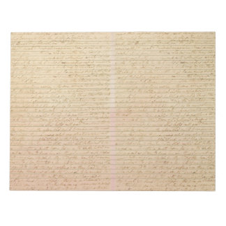 Bloco De Notas Estilo de safra, páginas simples de diário de lixo