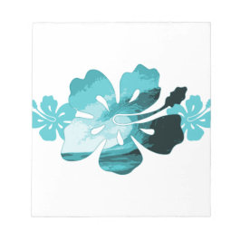 Bloco De Notas Estilo de surf Hibiscus