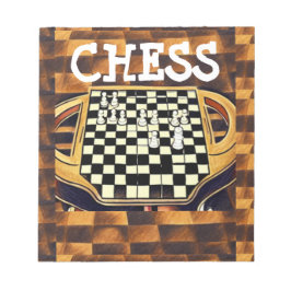 BLOCO DE NOTAS ESTILO DO CONSELHO CHESS