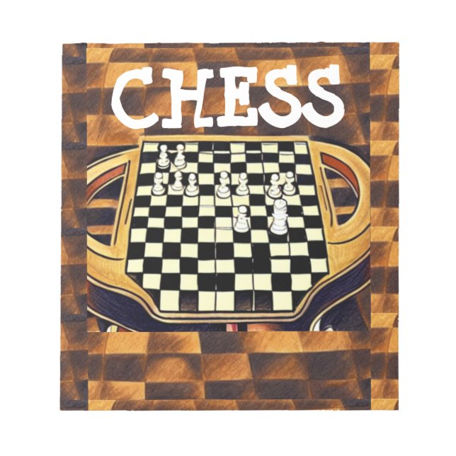 BLOCO DE NOTAS ESTILO DO CONSELHO CHESS (Frente)