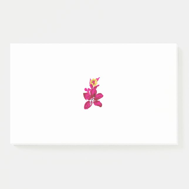 Bloco De Notas Estilo Floral, ArtyClick Crimson, Dourado leve (Frente)