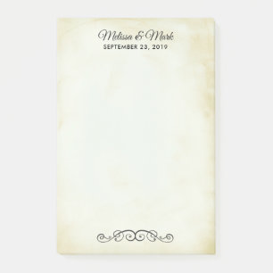 Bloco De Notas Estilo ocidental antiquado do vintage