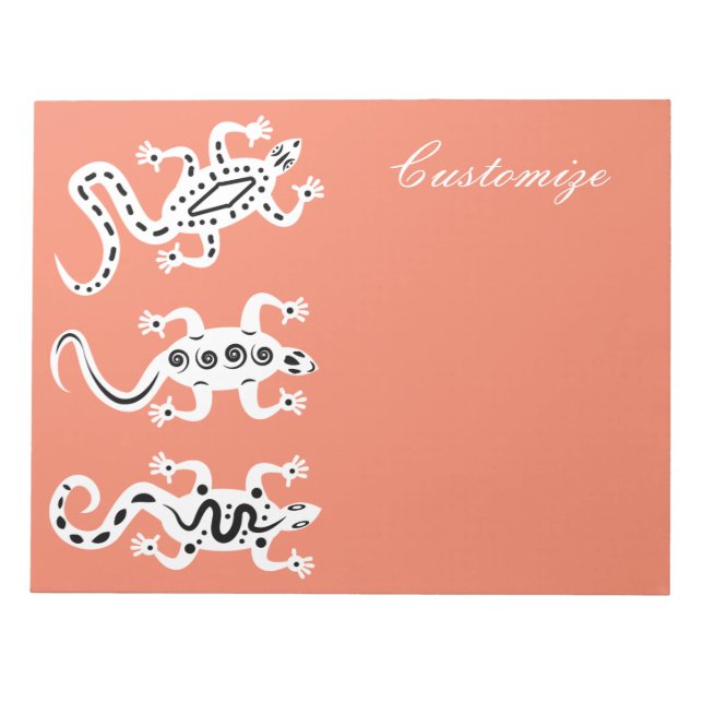 Bloco De Notas Estilo Thunder_Cove Sudoeste de Três Lagartos (Frente)