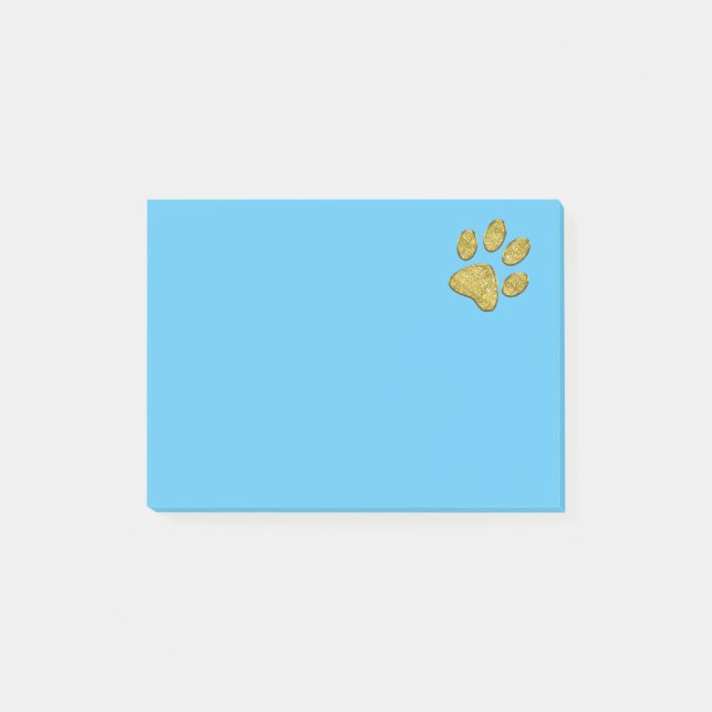 Bloco De Notas estopa de gato cintilante - dourado (Frente)