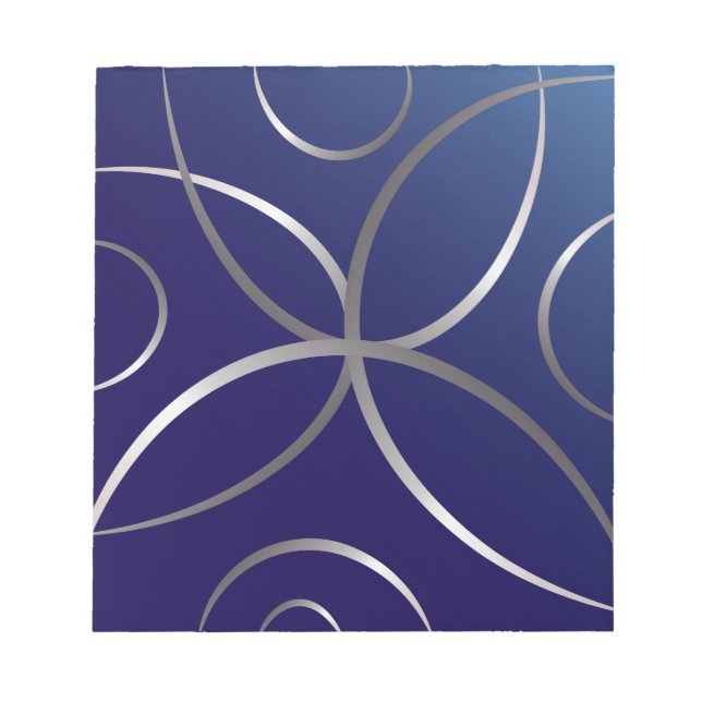 Bloco De Notas Estradas prateadas (Frente)