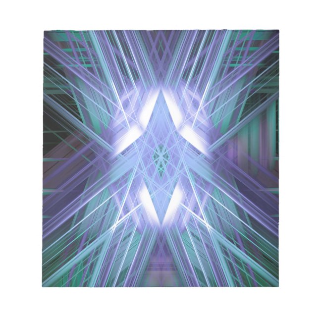 Bloco De Notas Estrela brilhante azul (Frente)