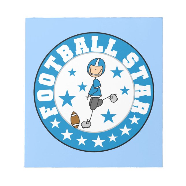 Bloco De Notas Estrela do Futebol (Frente)
