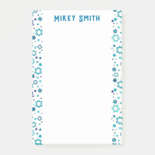 Bloco De Notas Estrela Judaica Personalizada