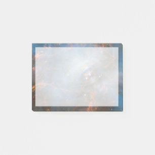 Bloco De Notas Estrela Neutrônica Central Na Nebulosa Do Carangue