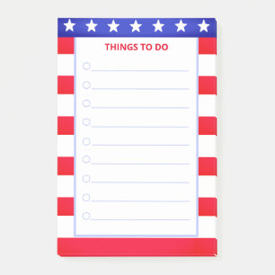 Bloco De Notas Estrelas Elegantes, Coisas Vermelhas E Brancas Par