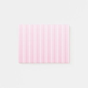 Bloco De Notas Estrias de doces cor-de-rosa pálido