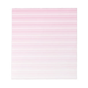 Bloco De Notas Estrias de doces cor-de-rosa pálido