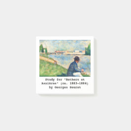 Bloco De Notas Estudo de arte em Georges Seurat