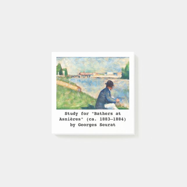 Bloco De Notas Estudo de arte em Georges Seurat (Frente)
