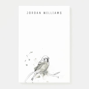 Bloco De Notas Estudo de aves gesturais