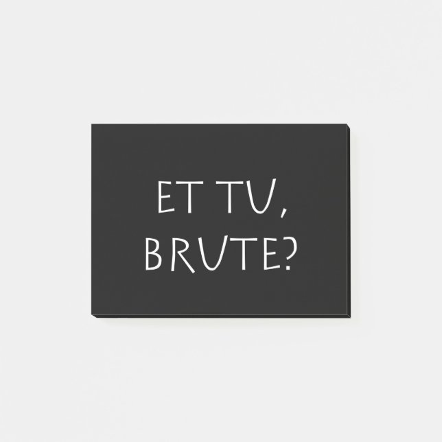 Bloco De Notas Et tu Brute (Frente)