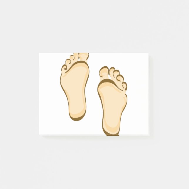 Bloco De Notas Etapas do pé (Frente)